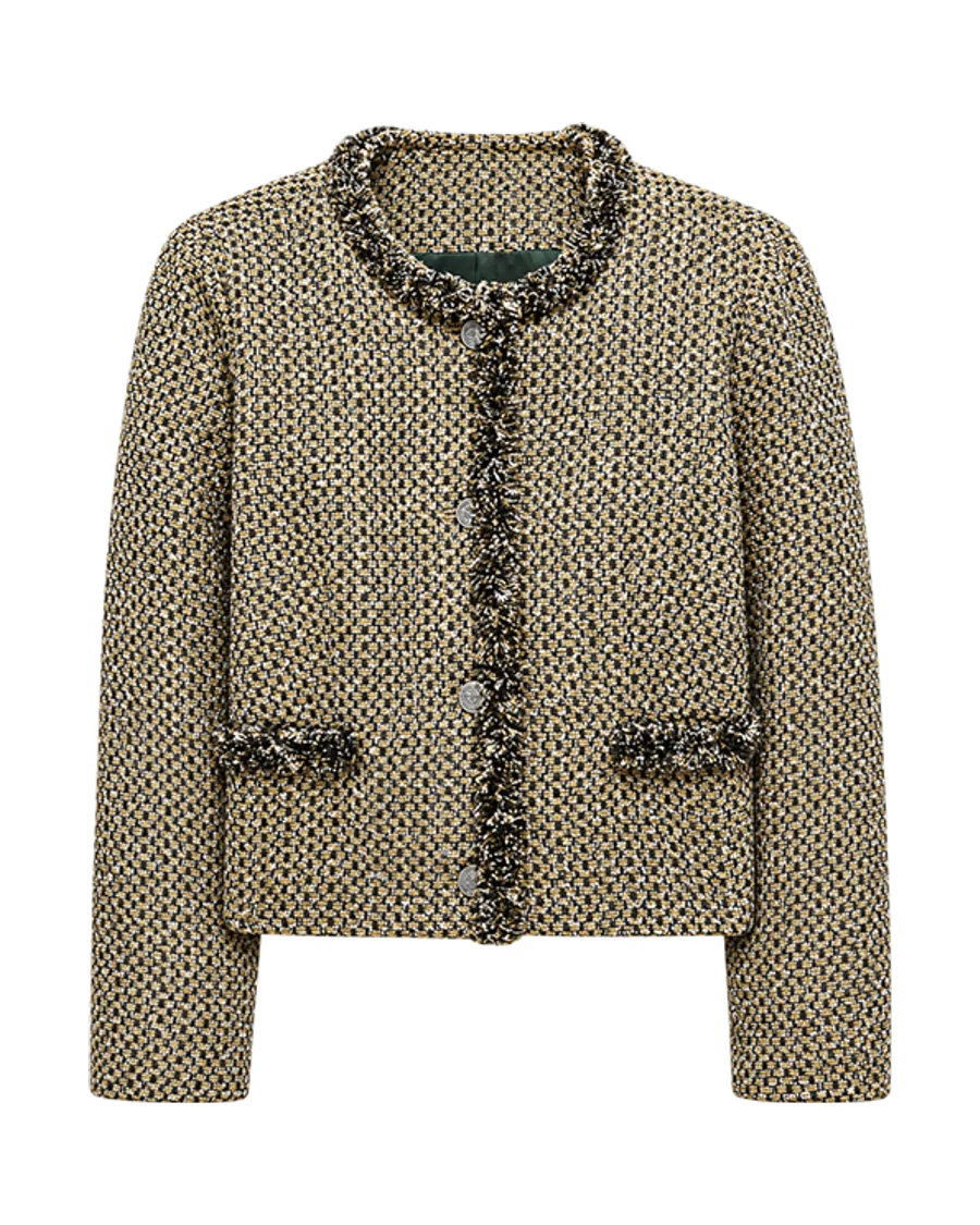 J.Crew Lady jacket in textured Italian tweed
