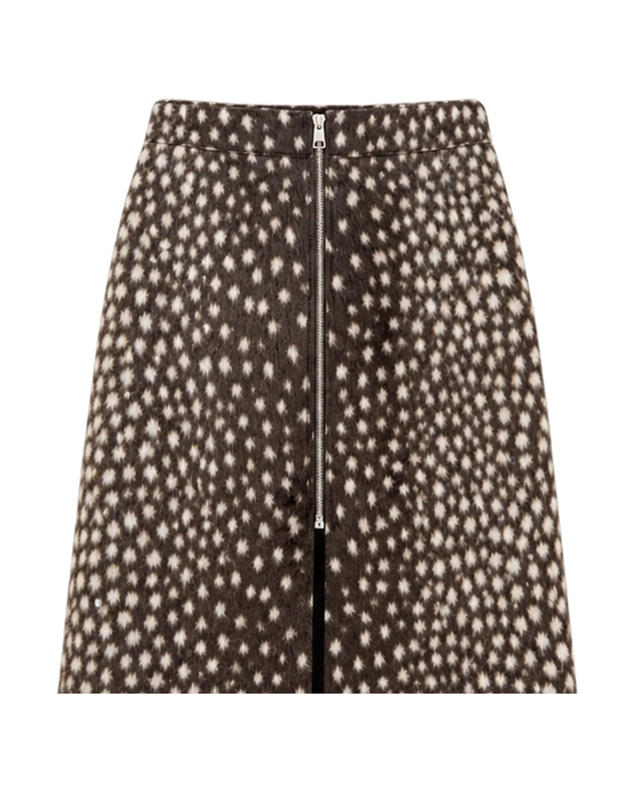 Mango Bambi skirt with brushed finish