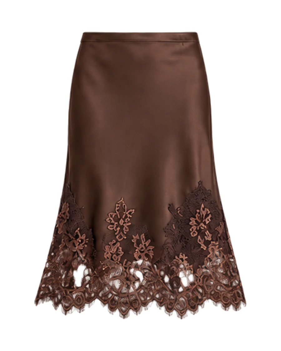 Reformation Carolina Silk Skirt