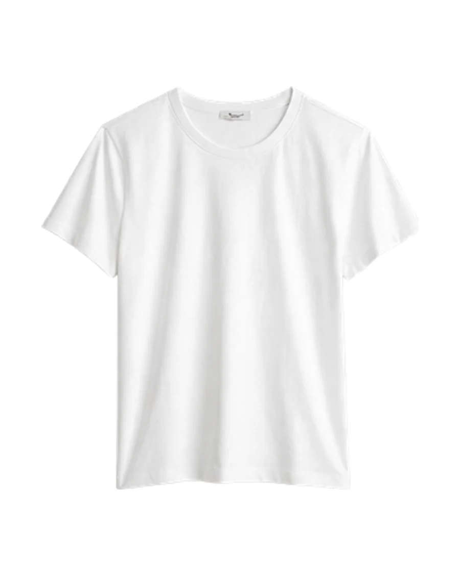 Madewell The Perfect Crewneck Tee in Allday Jersey
