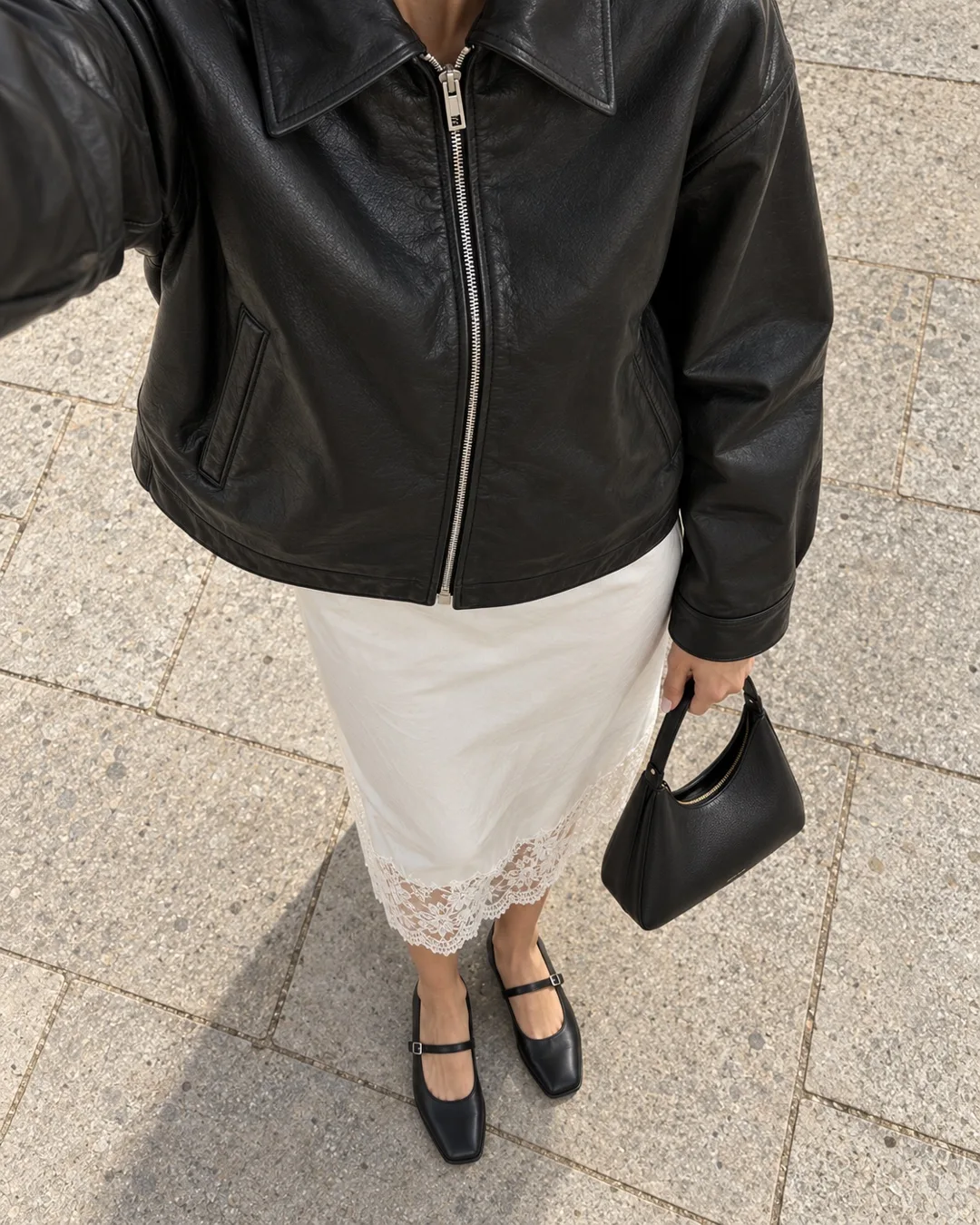 Lace & Leather · From above