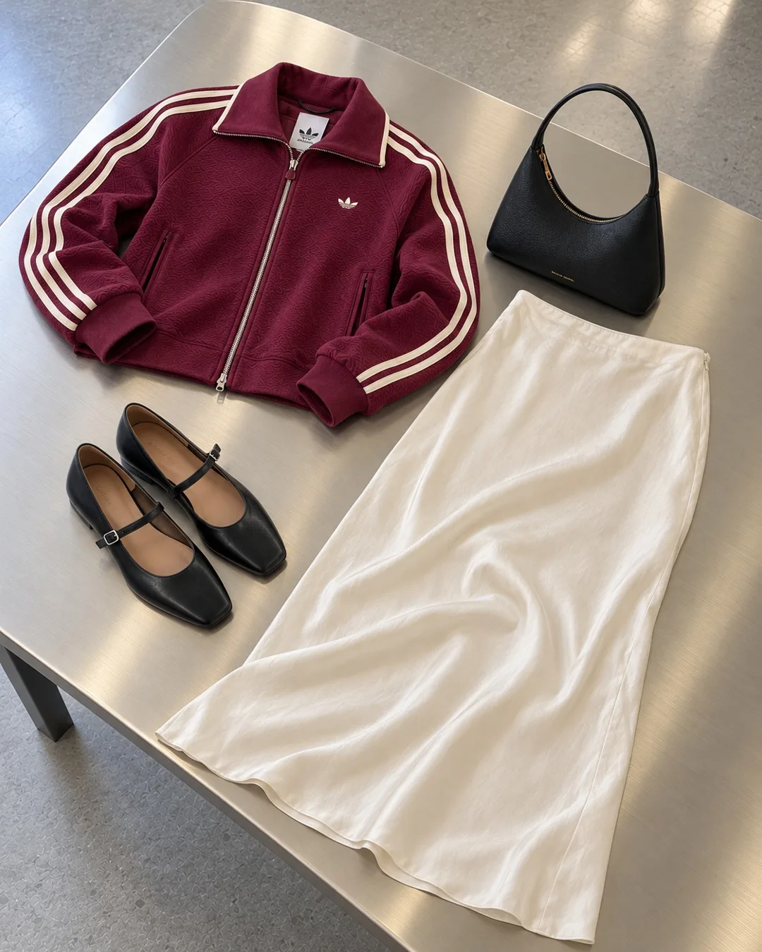 Sport & Satin · The pieces