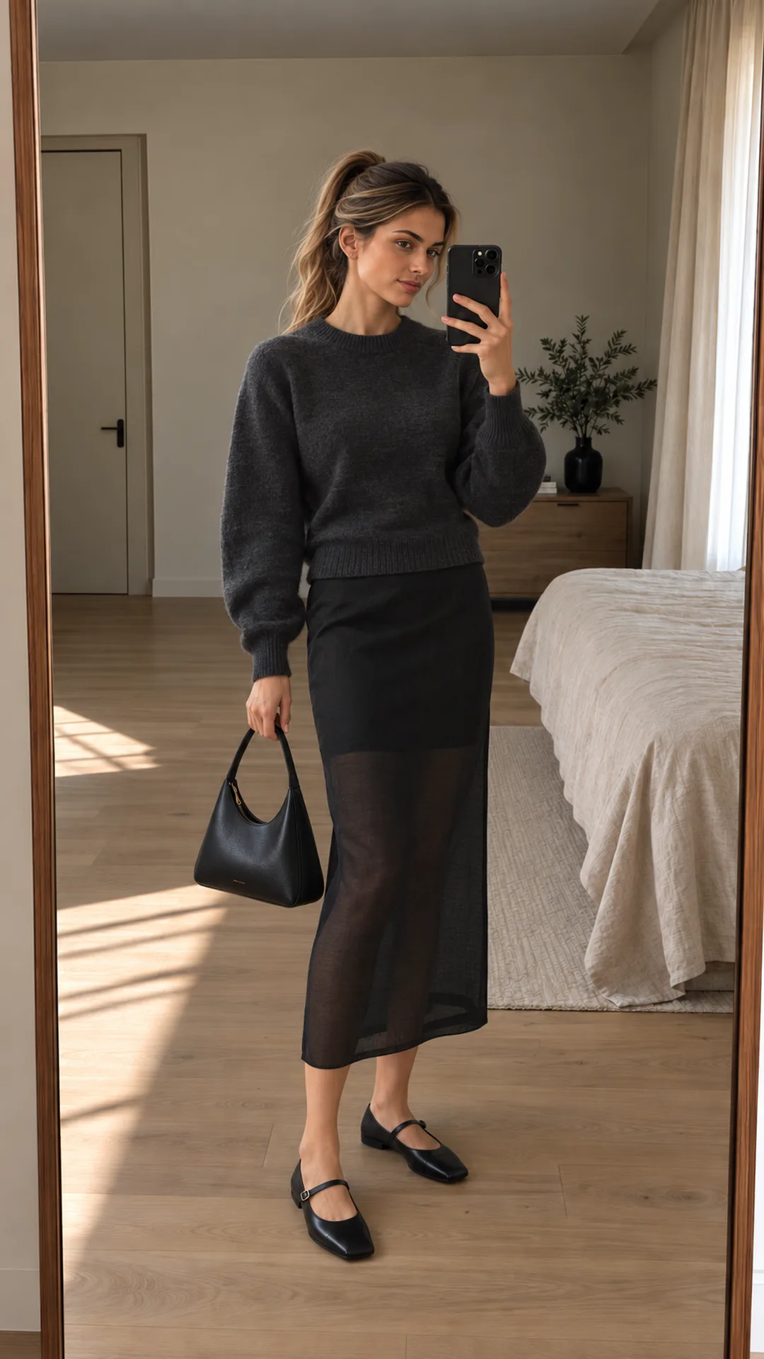 Knit & Sheer · The Chicest Outfits Pair Things That Shouldn’t Work