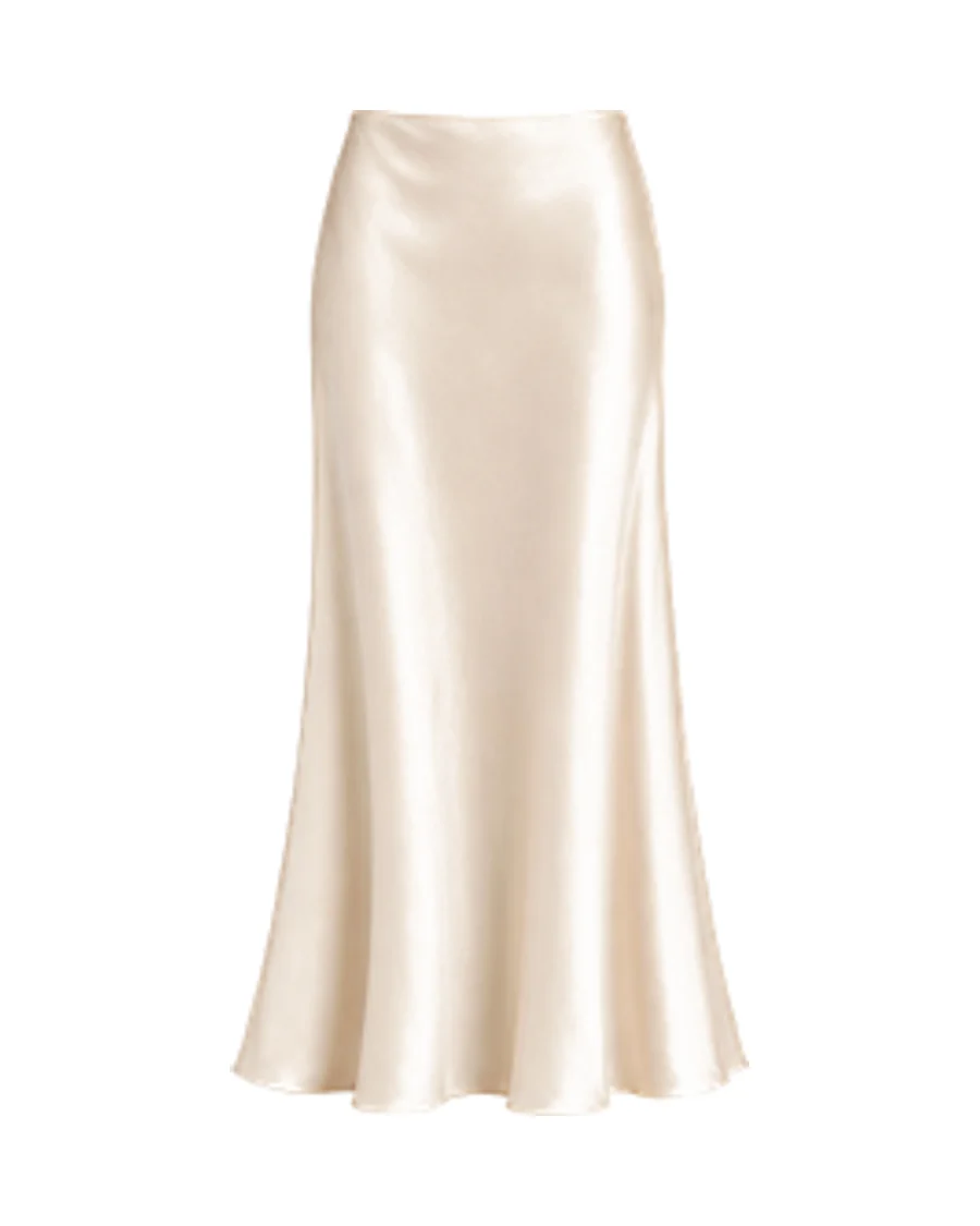 Quince 100% Washable Silk Maxi Skirt