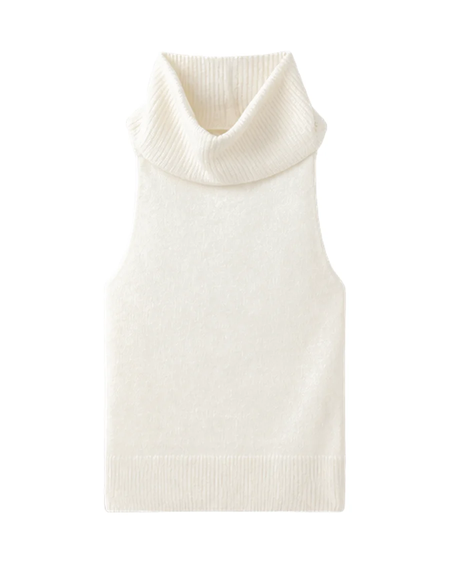 MANGO Turtleneck knit top