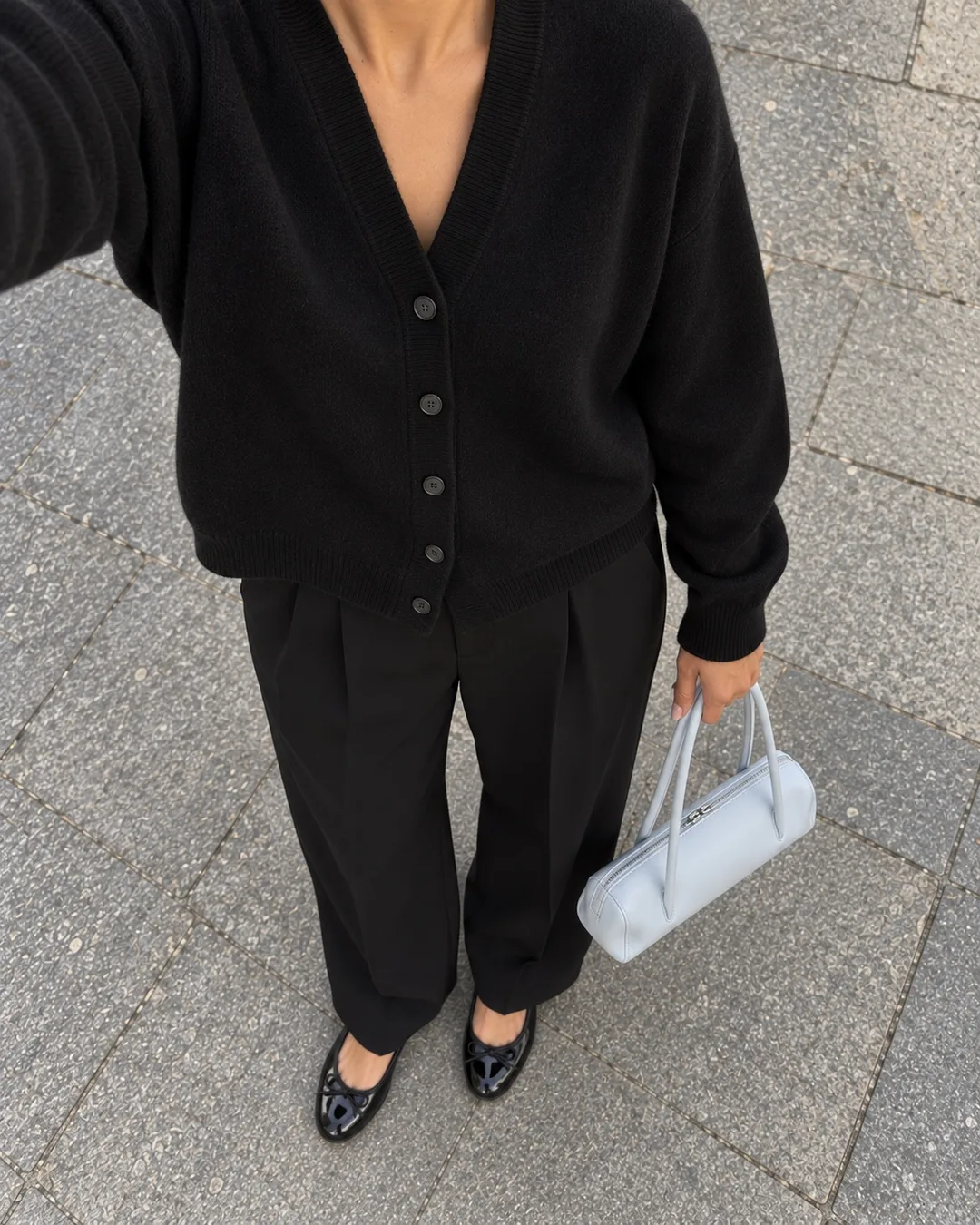 Black + Ice Blue · From above